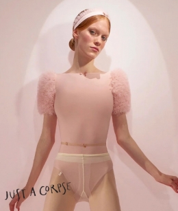 JAC - CHANTILLY ruffle tulle short sleeve