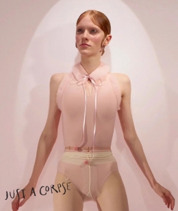 JAC - MINI&rsquo;S leotard with detachable pleated tutu collar