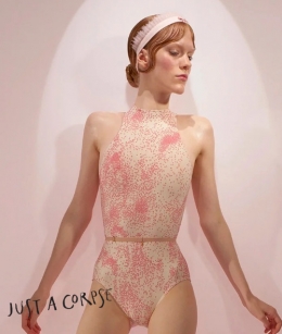 JAC - SPRINKLE DOT choker leotard