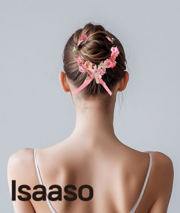 르사소작업실 - 지젤 화관 핑크 머리장식