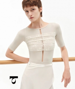 Typha - Floral Lace with Sheer Mesh