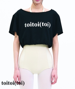 Toitoi - Toitoi Logo Crop tee _ BLACK