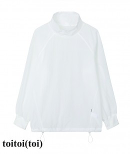 Toitoi - Nylon String Warm-up Top_WHITE