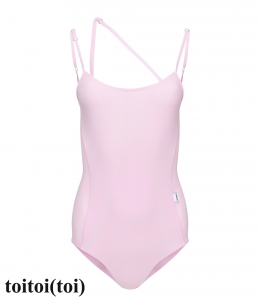 Toitoi - Signature Oblique Strap Leotard _ PINK