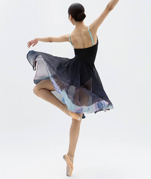 Soulee in Ballet - 솔리 리허설스커트 (블랙)