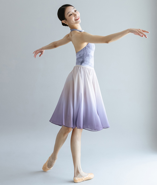 Soulee in Ballet - 여울 그라데이션 리허설스커트 (스킨라벤더)