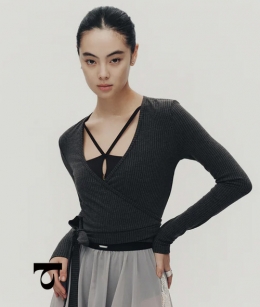 Typha - Cross-Front Top(랩가디건)