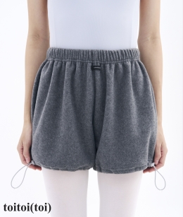 [REORDER 예약발송]Toitoi - Fleece Puff shorts _ Deep Melange