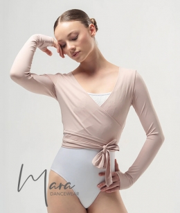 Mara Dancewear - Wrap Top (Petal Pink)