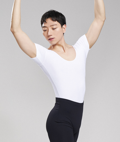 e-남자 반팔 레오타드