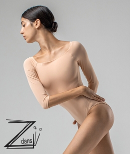 Zidans - 2 Sleeves leotard (Beige)