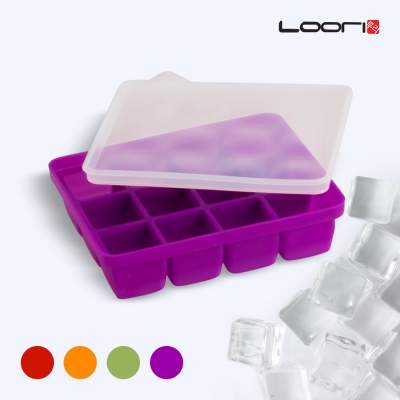 [루리] 실리콘 칸칸 톡톡 12구/ 아이스몰드 얼음틀 아이스큐브