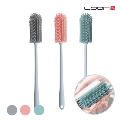 [루리] 실리콘 병솔/ 국내생산 안심소재 다용도 브러쉬 세척솔