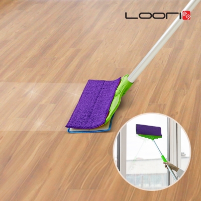 [루리]멀티싹싹 프리미엄(밀대봉+패드4p)/국산 밀대걸레 세트