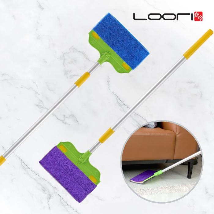 [루리]멀티싹싹 일반형(밀대봉+패드4p)/국산 밀대걸레 세트