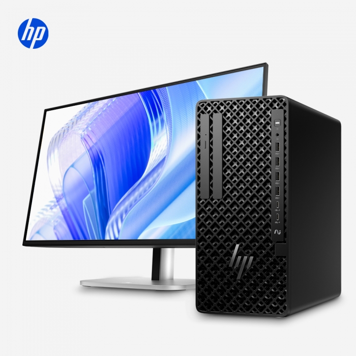 [전문가를 위한 고성능 업무용] HP Z1 Tower G1i (U5-235 / 16GB / 256GB / RTX 5060 8GB / W11P) + 24인치 모니터 패키지