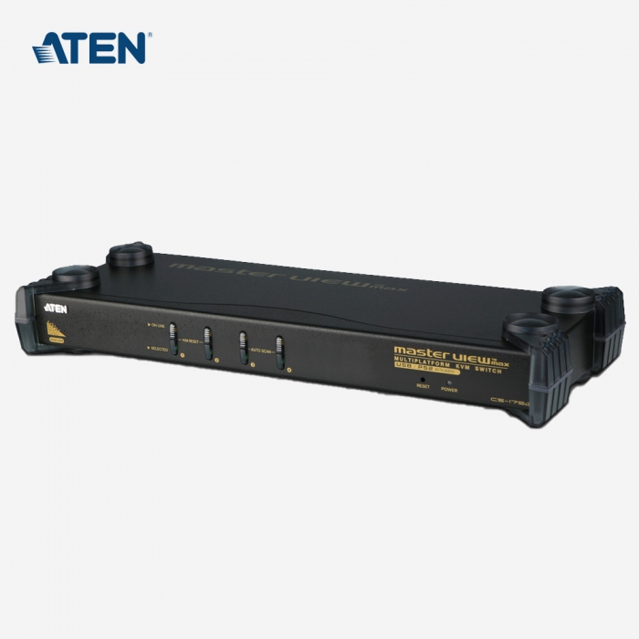 [ATEN] 에이텐 4포트 PS/2-USB VGA/오디오 KVM 스위치 CS1754