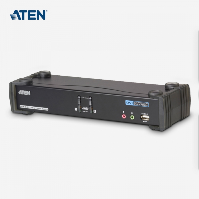 [ATEN] 에이텐 USB DVI 듀얼링크 2포트 KVMP 스위치 CS1782A