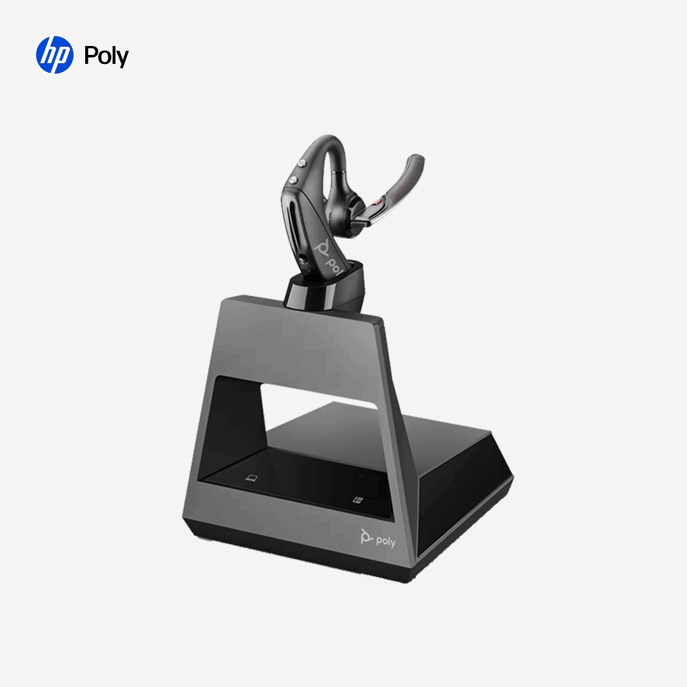 HP Poly Voyager 5200 Office V5200 USB-A 2-way Base 블루투스 이어셋
