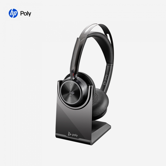 HP Poly Voyager FOCUS 2 오피스 블루투스 (충전스탠드 포함)