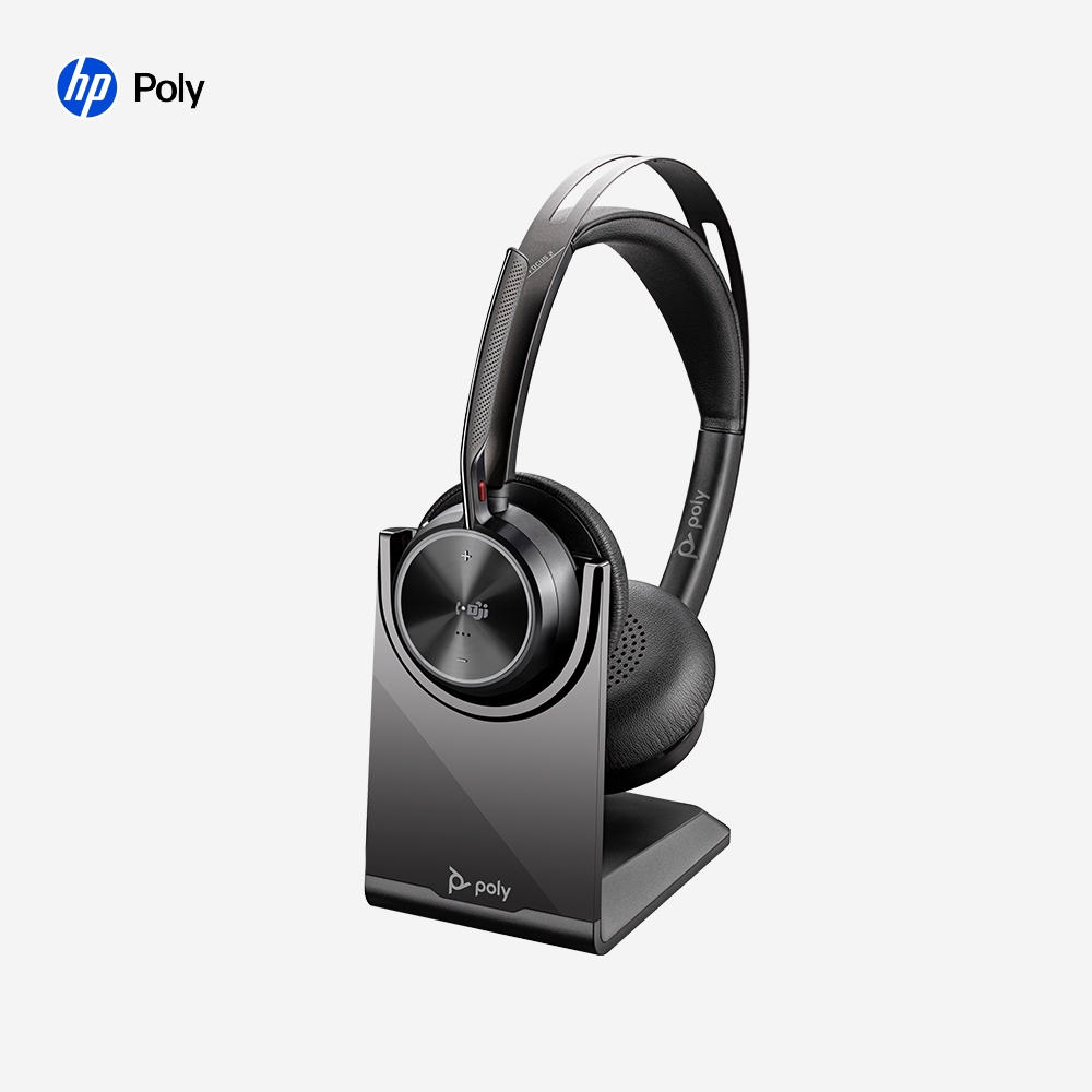 HP Poly Voyager FOCUS 2 오피스 블루투스 (충전스탠드 포함)