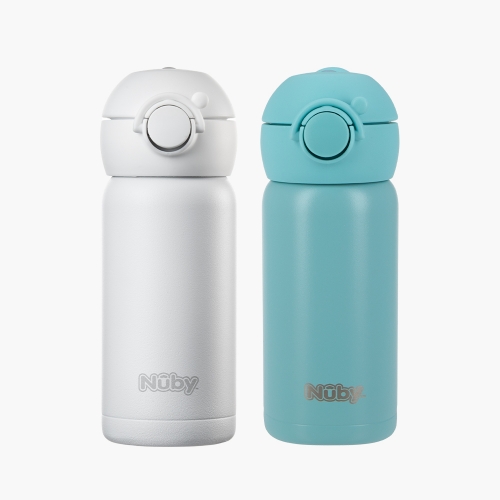누비 스텐 원터치 물병(300ml)