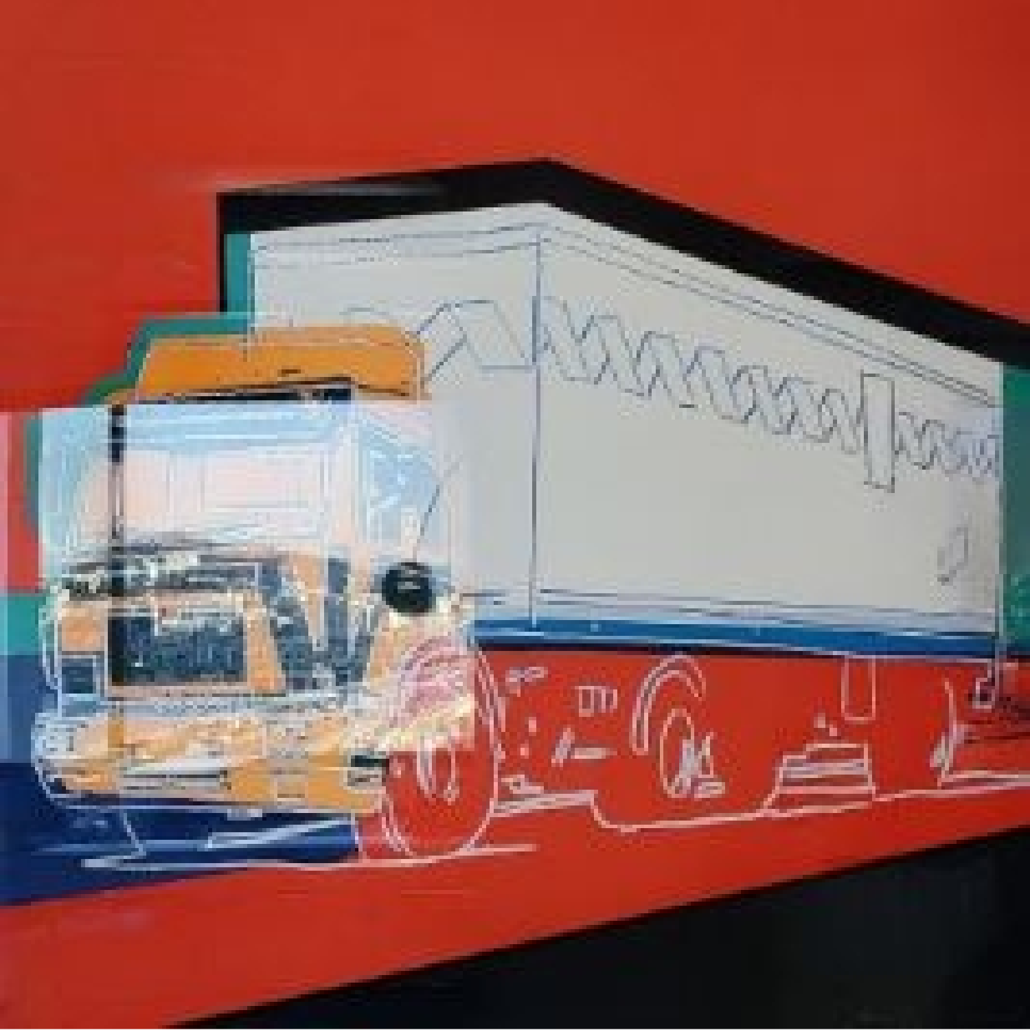 앤디 워홀 Andy Warhol  Truck (Trial Proof) 1985