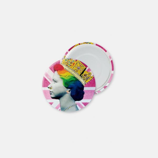 일루미나티 네온 Illuminati Neon  Magnet Button A-4 Rainbow Queen