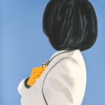 알렉스 카츠 Alex Katz  Vivien in White Coat 2021