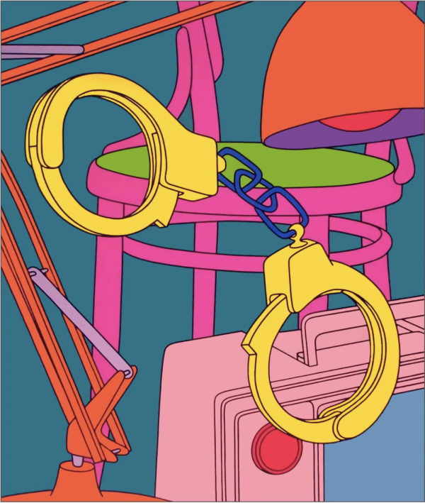 마이클 크레이그 마틴 Michael Craig Martin  Intimate Relations : Handcuffs 2001