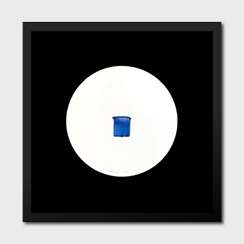 이우환 Ufan LEE  Dialogue ceramic (Blue) 2009