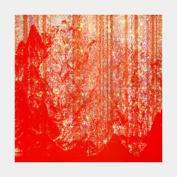 김종숙 JongSook Kim  ARTIFICIAL LANDSCAPE- Luminous Red Mountain 2 2023