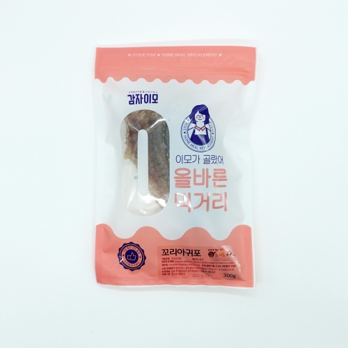 순살 꼬리아귀포 300g (5-7미)