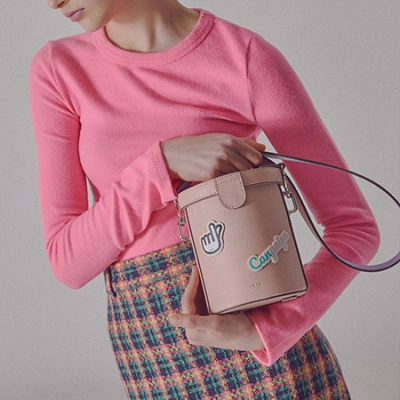 Tindy Cylinder Bag (Peach Blossom)