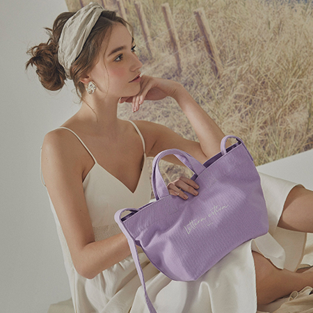 POST Canvas 2way Bag (M) Violet