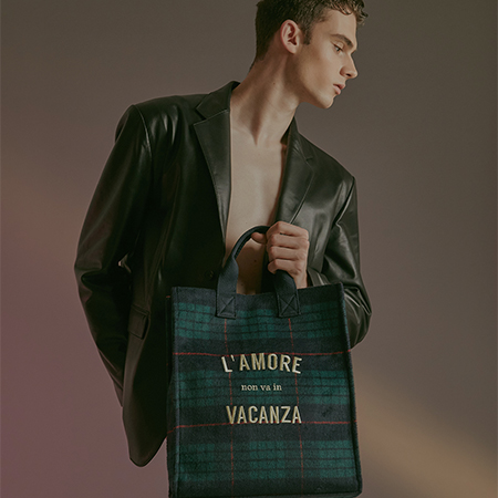 Tartan Unisex Tote Bag (Green)