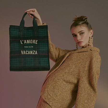 Tartan Unisex Tote Bag (Green)