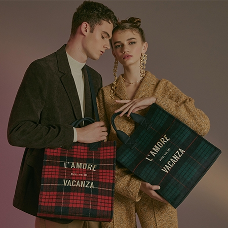 Tartan Unisex Tote Bag (Green)