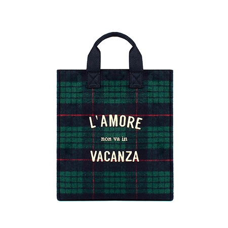 Tartan Unisex Tote Bag (Green)