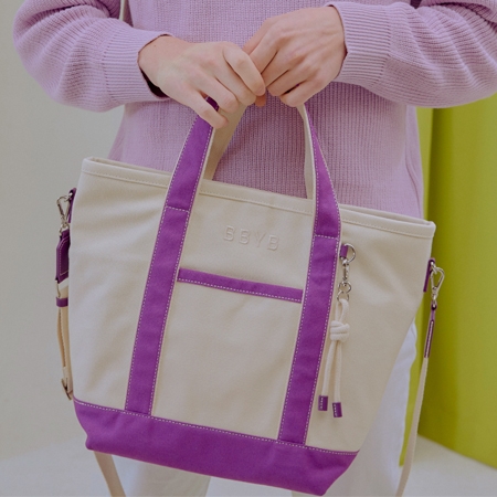 Tropical Market Bag (Medium) Purple