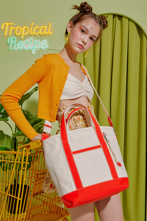 Tropical Market Bag (Medium) Red