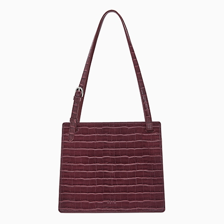 Croc Dahlia (M) Bag (Tawny Port Wine)