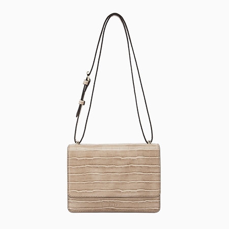 Croc Heather Bag (Hazelnut)