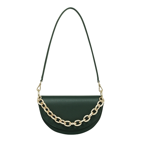 Atti Saddle Cross Bag (Kale Green)