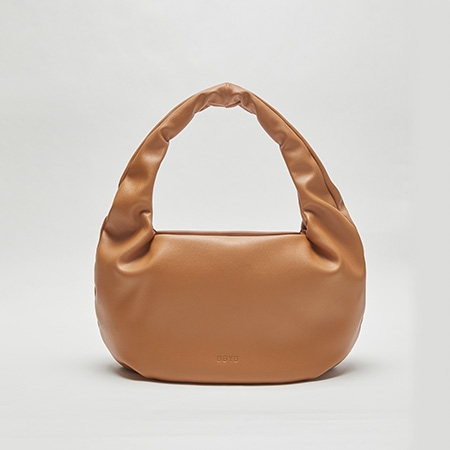 Curve Shoulder Bag (Caramel Brown)