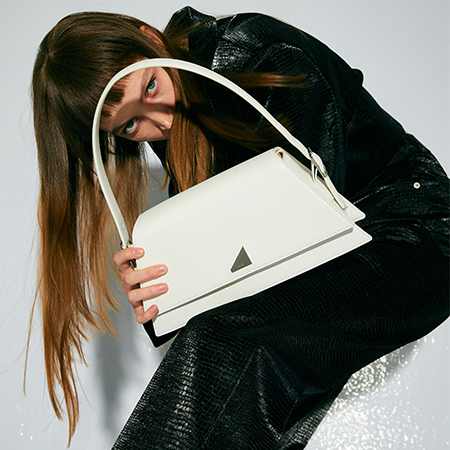 Miu Shoulder Bag (Titanium White)