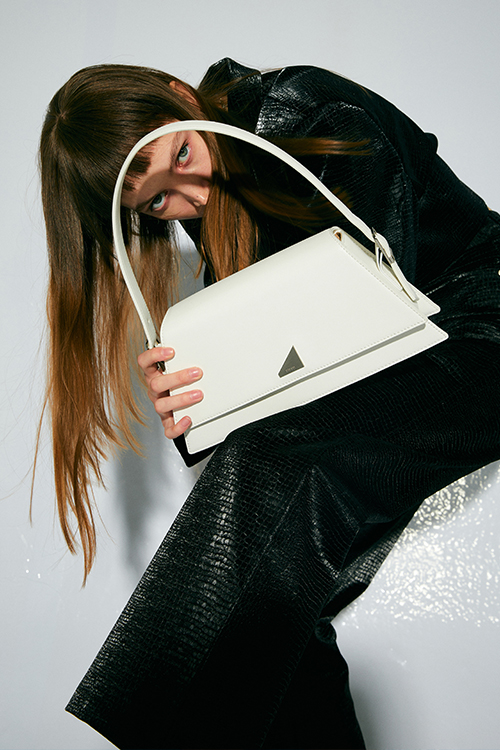 Miu Shoulder Bag (Titanium White)