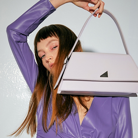 Miu Shoulder Bag (Lilac Snow)