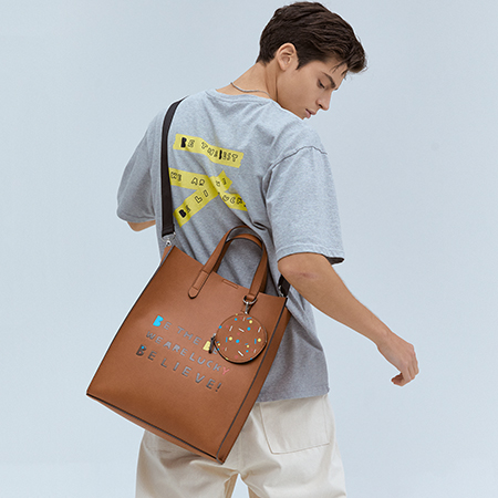 [BBYB X 권신홍] MARCE Unisex Tote Bag (Amber Brown)