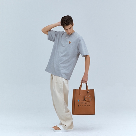 [BBYB X 권신홍] MARCE Unisex Tote Bag (Amber Brown)